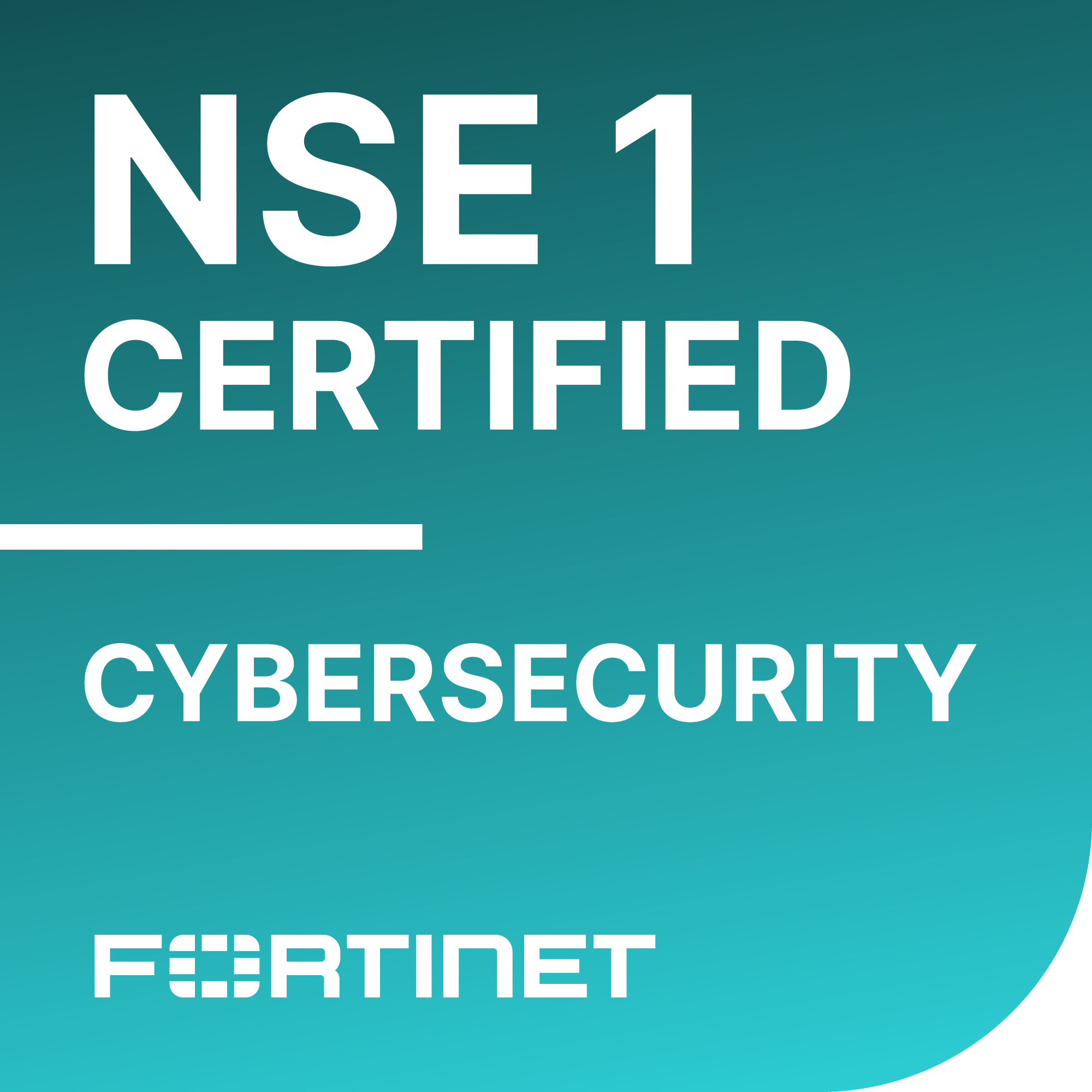 NSE 1 Certification Badge